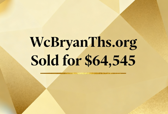 WcBryanThs.org Sold for ,545 Through GoDaddy Auctions