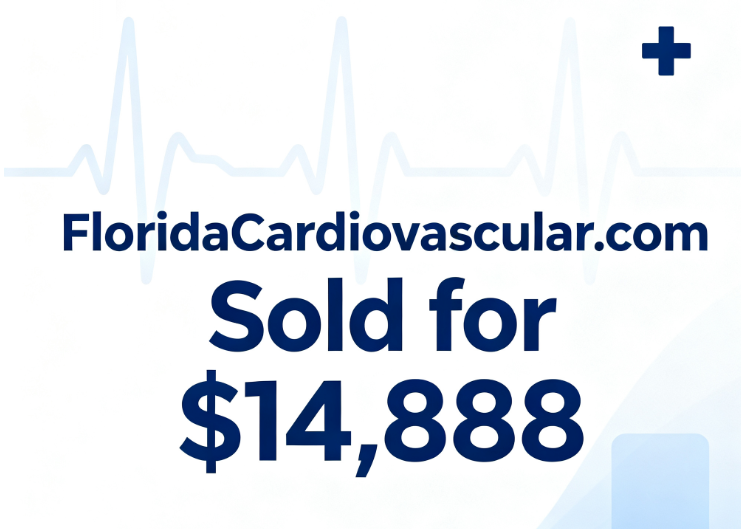 FloridaCardiovascular.com Sold for ,888