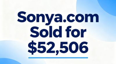 Sonya.com Sold on DropCatch for $52,506