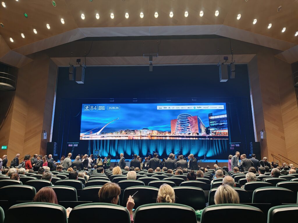 The 2025 ICANN84 Annual General Meeting was held in Dublin, Ireland from October 25 to 30