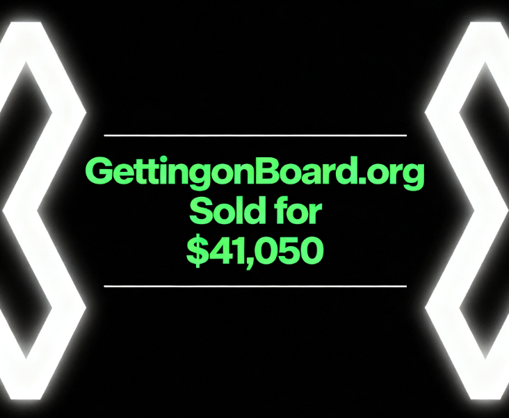 GettingonBoard.org Sold for ,050 Through GoDaddy