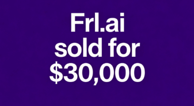 Frl.ai sold for $30,000 through Afternic