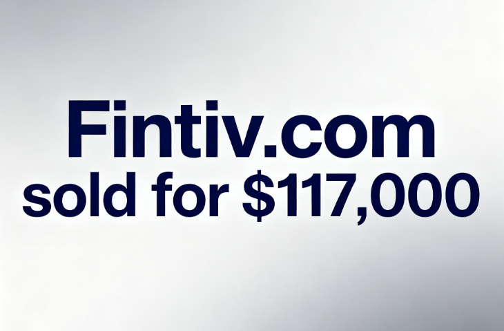 Fintiv.com's price skyrocketed over 136-fold in a year: Purchased for 7, sold for 7,000