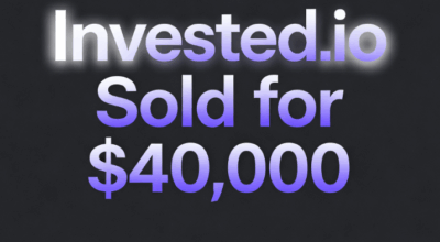 Invested.io Sold for $40,000 via atom.com