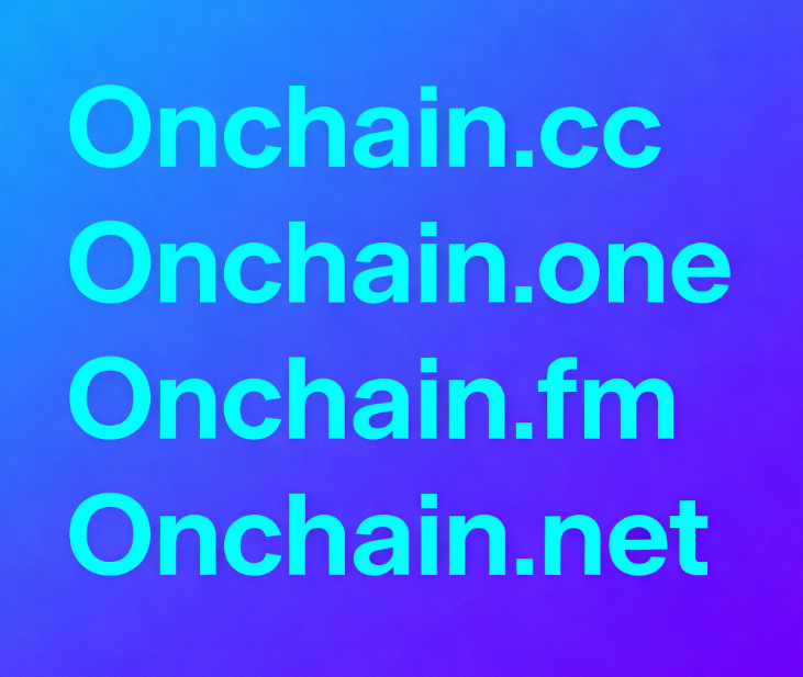 Onchain domain sales continue to grow, with Onchain.net selling for ,888