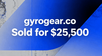 gyrogear.co Sold for $25,500 via GoDaddy