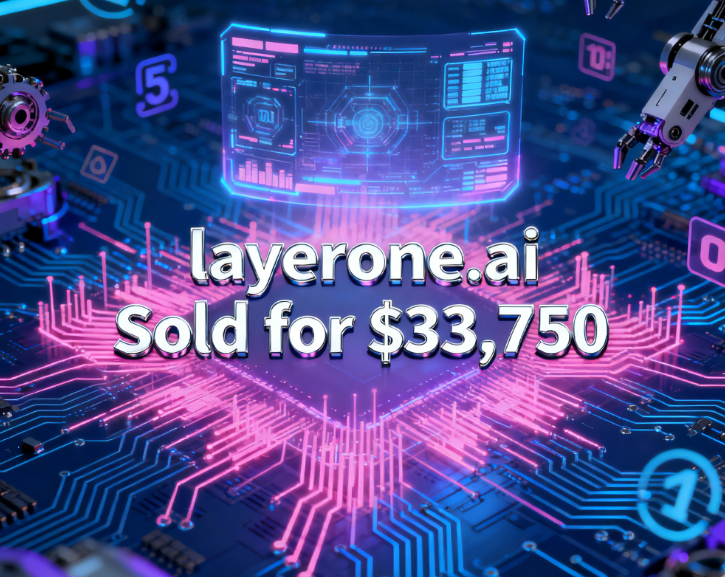 layerone.ai Sold for ,750 via Atom.com