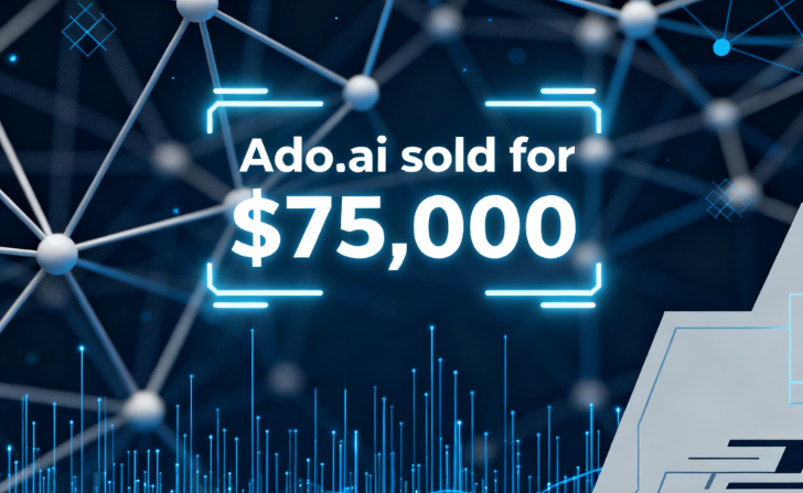 The three-letter domain name Ado.ai sold for ,000, increasing a hundredfold in six years!