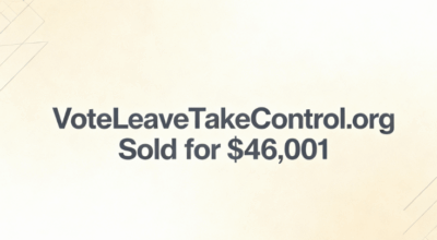 VoteLeaveTakeControl.org Sold for $46,001 via GoDaddy Auctions