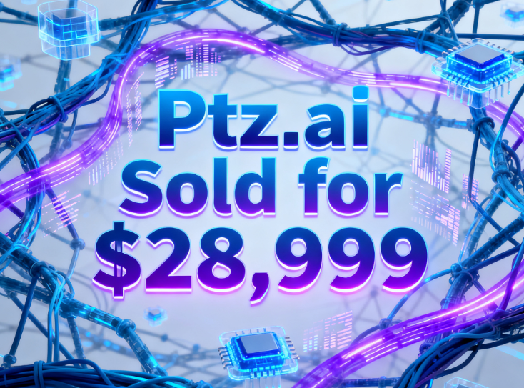 Ptz.ai Sold for ,999 via Atom.com