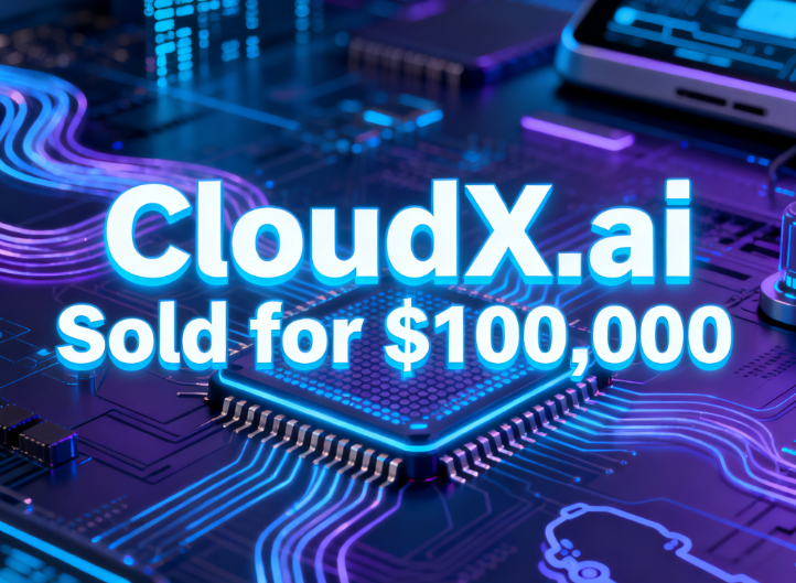 CloudX.ai Sold for 0,000 via Atom