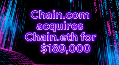 Cross-ecosystem domain expansion! Chain.com acquires Chain.eth for $189,000