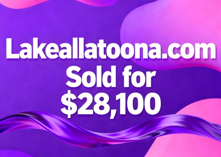 Lakeallatoona.com Sold for ,100 via Namecheap