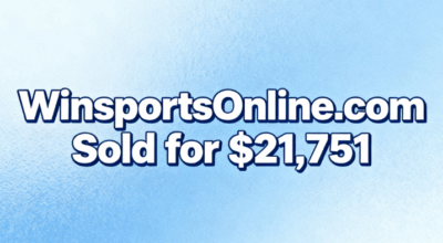 WinSportsOnline.com Sold for $21,751 via GoDaddy Auctions