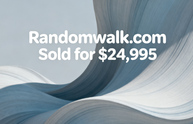 Randomwalk.com Sold for ,995, Highlighting Professional Semantics and Universal Attributes