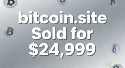bitcoin.site Sold for $24,999 Through Afternic