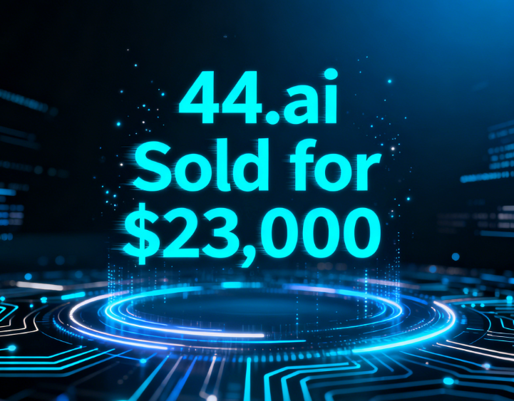 44.ai Sold for ,000, Short Numeric Domains Show renewed value