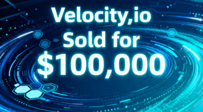 Velocity.io Sold for $100,000, Perfect for the Tech Sector