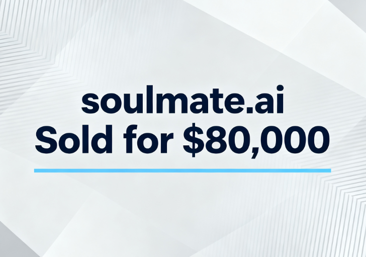 soulmate.ai Sold for ,000 via Spaceship.com