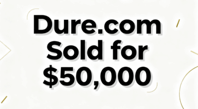 Dure.com Sold for $50,000, Highlighting Brand Value