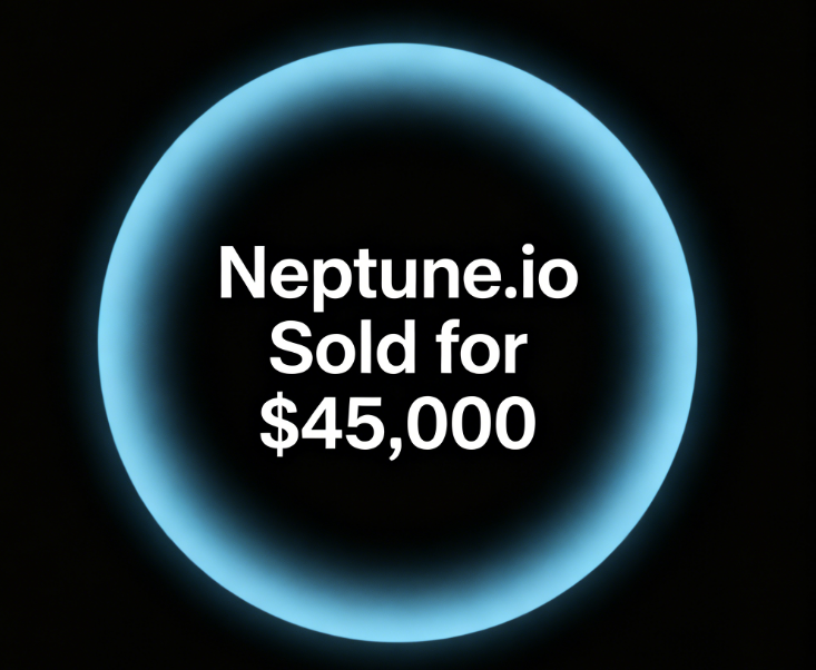 Neptune.io Sold for ,000 via Atom