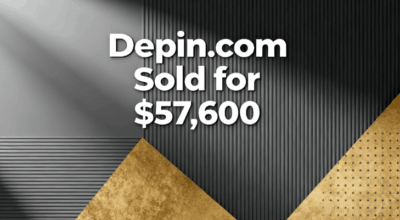 Depin.com Sold for $57,600 via Namecheap