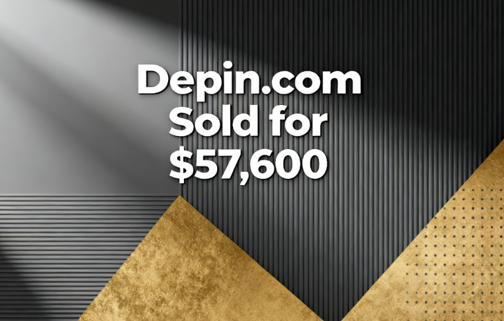 Depin.com Sold for ,600 via Namecheap