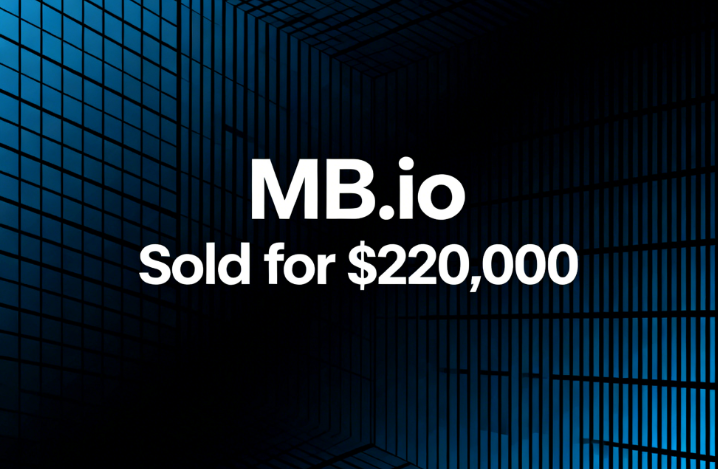 MB.io Sold for 0,000, .io Suffix Highlights Tech Value