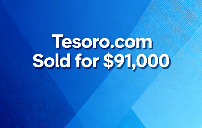 Tesoro.com Sold for ,000, Multiple Semantic Attributes Illuminate Asset Potential