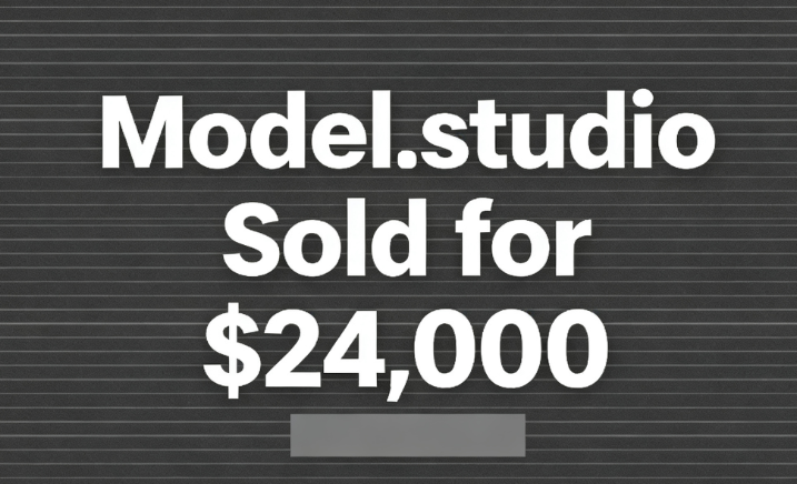 Model.studio Sold for ,000 on Sedo
