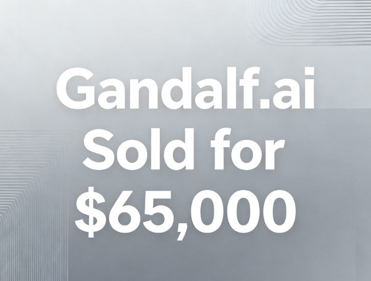 Gandalf.ai Sold for ,000 via Spaceship.com