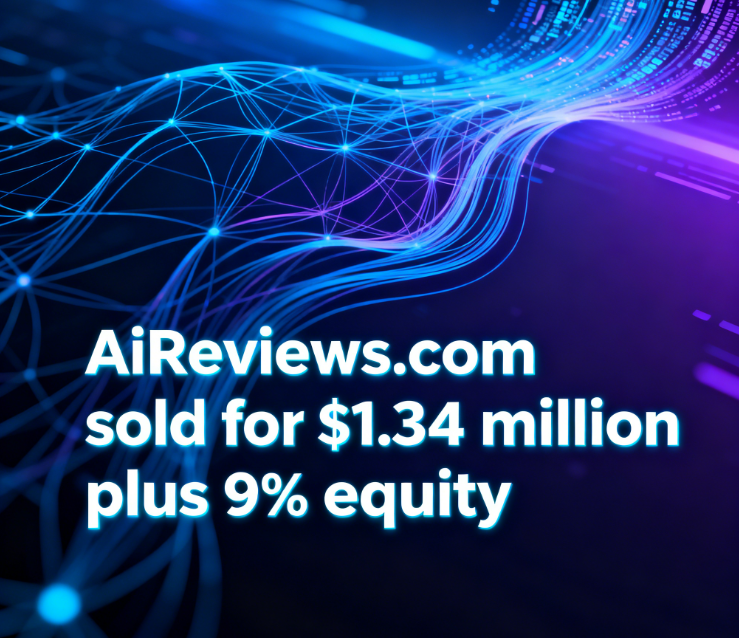 A record-breaking LTO deal revealed: AiReviews.com sold for <noscript><img decoding=