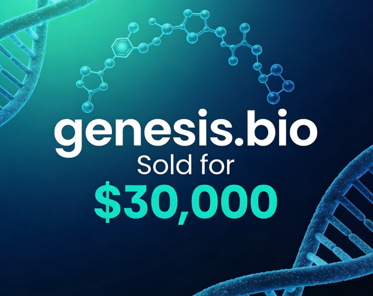 genesis.bio Sold for ,000 via Atom.com