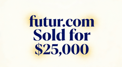 futur.com Sold for $25,000: Decoding the Core Value of a Future-Themed Domain