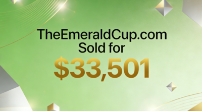 TheEmeraldCup.com Sold for $33,501 via GoDaddy Auctions