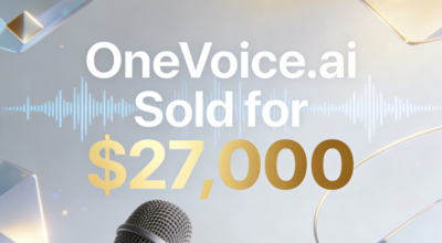OneVoice.ai Sold for $27,000 Through atom.com, AI Voice Domain Names Gain Popularity