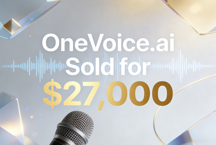 OneVoice.ai Sold for ,000 Through atom.com, AI Voice Domain Names Gain Popularity