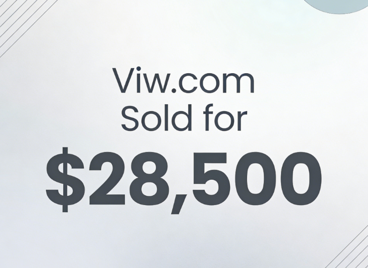 Viw.com Sold for ,500 via GoDaddy Auctions