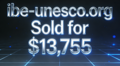 ibe-unesco.org Sold for $13,755 via Namecheap