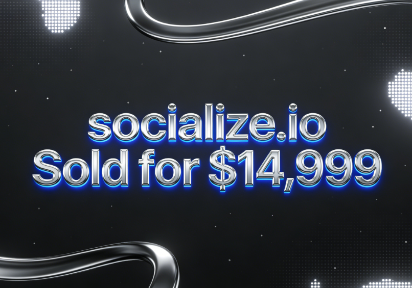 socialize.io Sold for ,999 via Spaceship.com