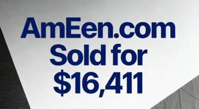 AmEen.com Sold for $16,411, Diverse Semantic Meaning Endows Domain with Core Value
