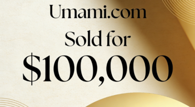 Umami.com Sold for $100,000, Becoming a Hot Commodity in the Industry Due to its "Fifth Taste" Attribute