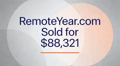 RemoteYear.com Sold for $88,321, Anchoring the Core Value of Remote Living