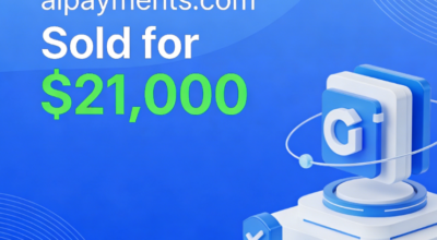 aipayments.com Sold for $21,000 via Afternic