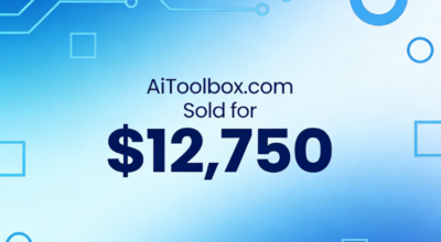 AiToolbox.com Sold for $12,750 via GoDaddy Auctions