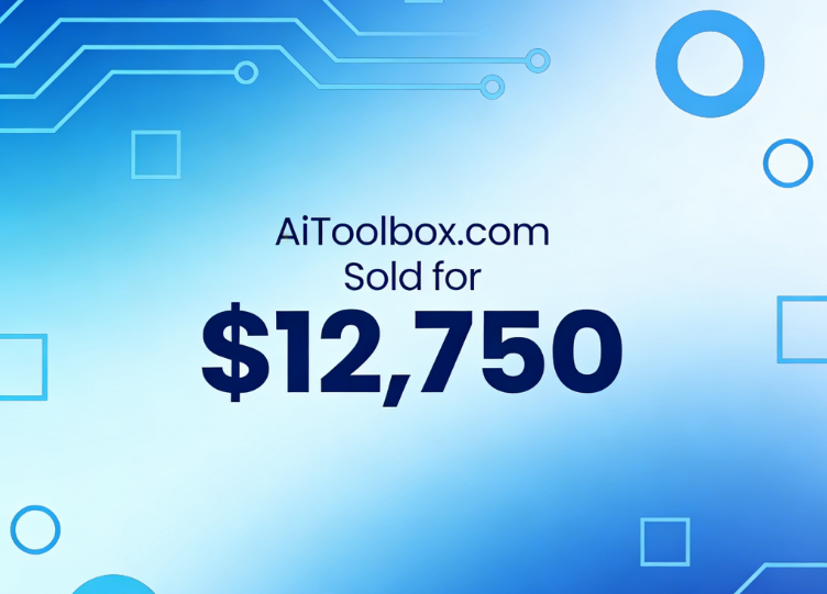 AiToolbox.com Sold for ,750 via GoDaddy Auctions