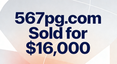 567pg.com Sold for $16,000: The Business Acumen Behind the Numerical Abbreviation