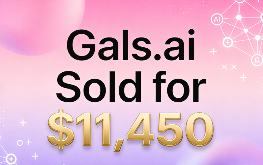 Gals.ai Sold for ,450: The Rise of Female-Oriented AI Domains