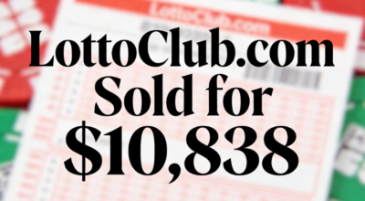 LottoClub.com Sold for $10,838, Precisely Targeting the Core Value of the Lottery Community
