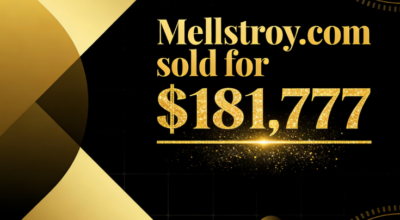 Mellstroy.com topped the GNAME platform's sales chart for $181,777